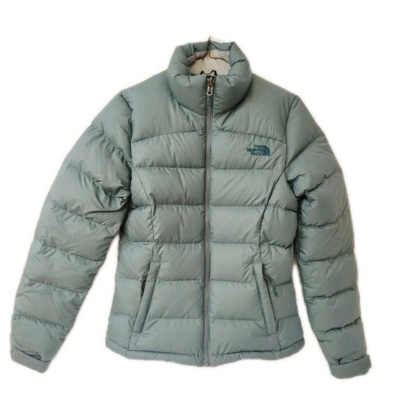 The North Face Certified Goose Down Mint Green Size XS Women Puffer Coat Jacket - Picture 1 of 12